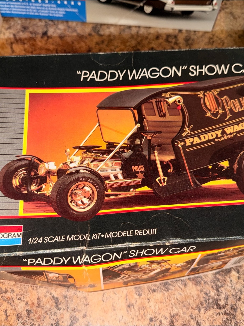 Paddy Wagon Show Car Model Kit – Black & Gold